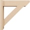 Ekena Millwork 5 1/2-in W x 26-in D x 38-in H Trad Slat Rough Cedar Woodgrain TimberThane Outlooker, Primed Tan OUTUR055X26X38TRA24RCPR - alternate 2
